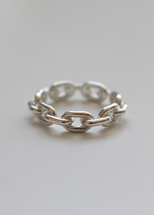 [silver 92.5] silver chain ring