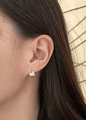 [당일배송] silver 92.5 tears earring