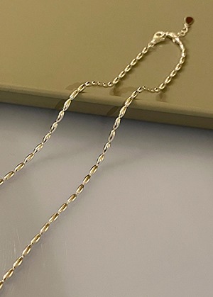 [당일배송] silver 92.5 round necklace