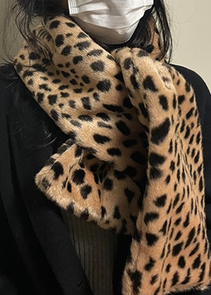 [당일배송]  leopard muffler