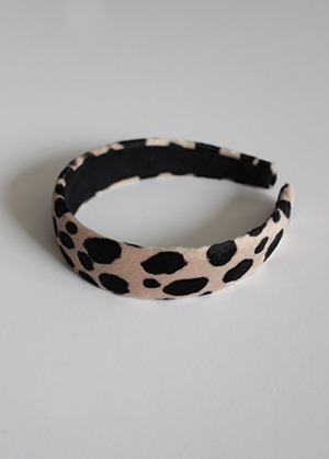 [당일배송] leopard hair band