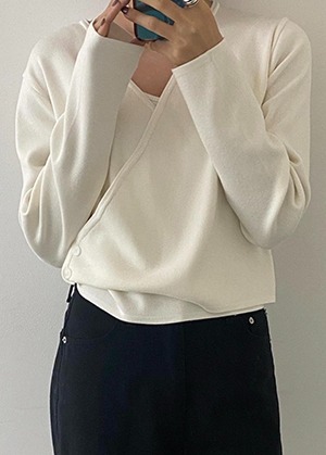 [당일배송] low knit cardigan(2col)
